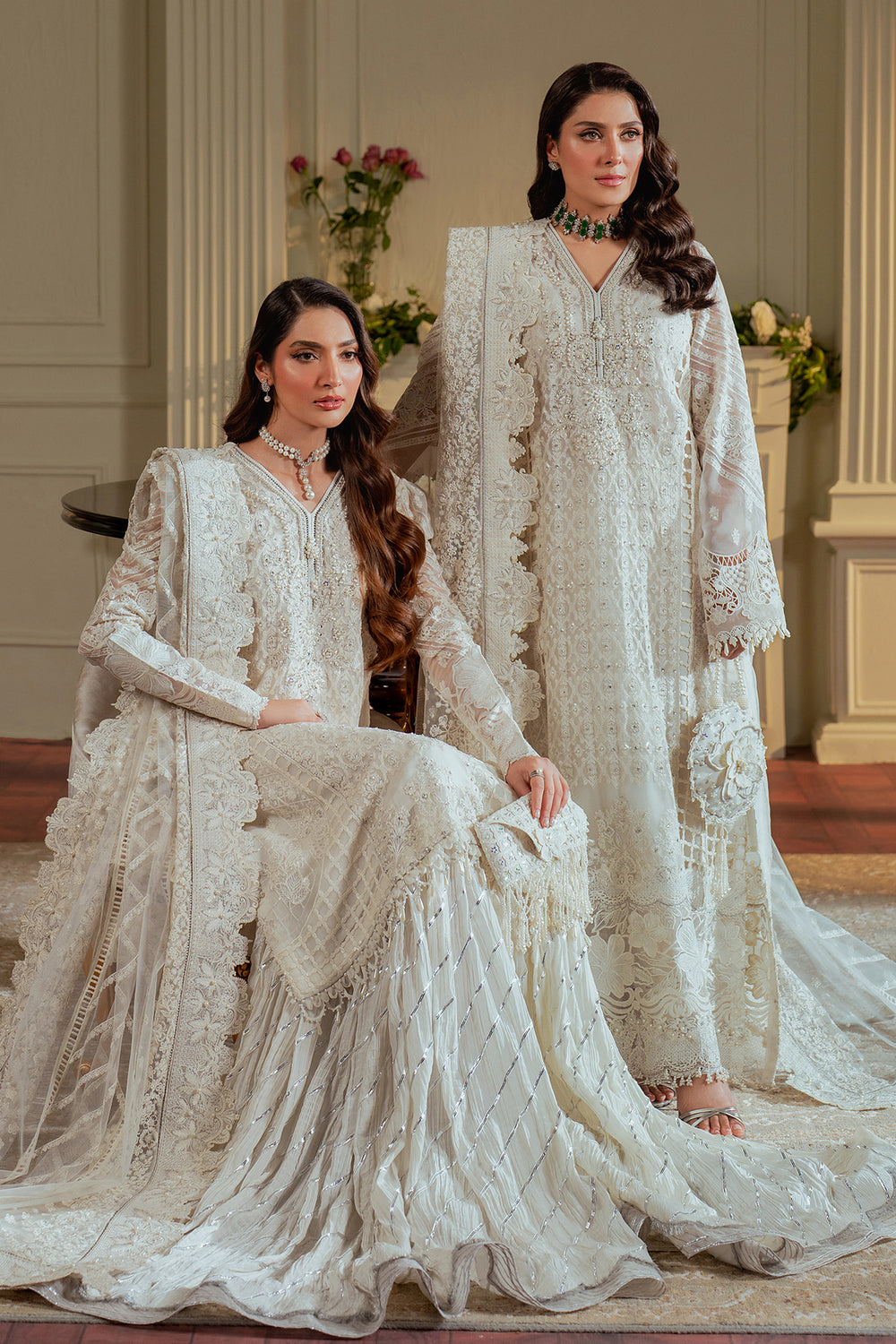BAROQUE CHIFFION WEARING BY AYEZA KHAN