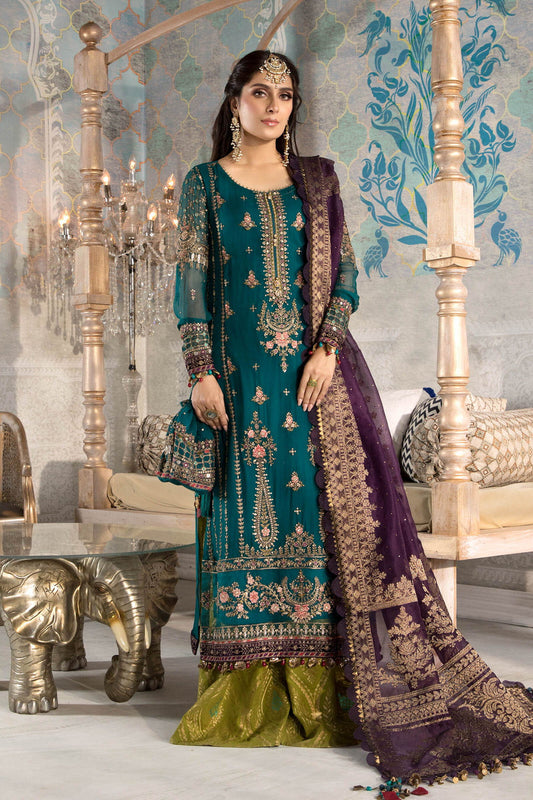 MARIA.B CHIFFON COLLECTION| AYEZA KHAN | TOP PAKISTANI DRESS BY SHAEBIZ