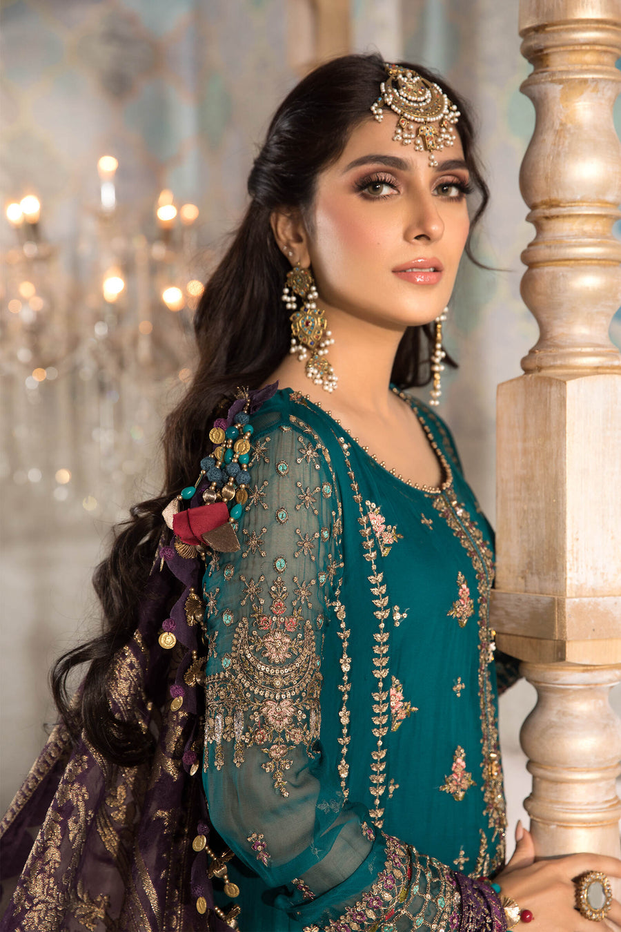 MARIA B CHIFFON COLLECTION| AYEZA KHAN | TOP PAKISTANI DRESS BY SHAEBIZ