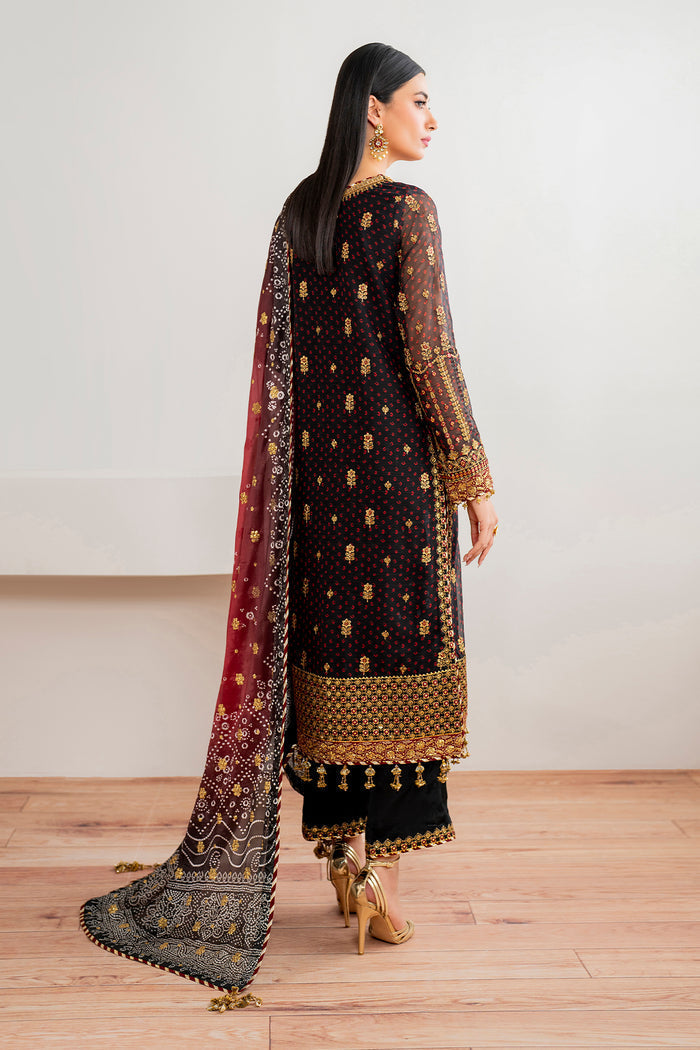 BAROQUE 2026 LATEST CHIFFON COLLECTION| UNSTITCHED 3 PCS| TOP PAKISTANI DRESS BY SHAEBIZ