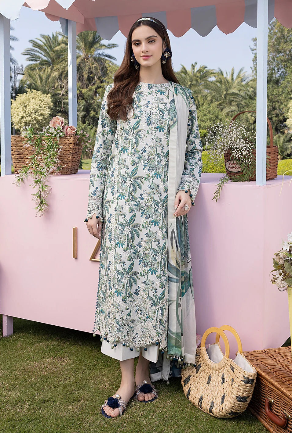 CRIMSON IZEL LUXURY LAWN COLLECTION| UNSTITCHED EID COLLECTION BY SHAEBIZ