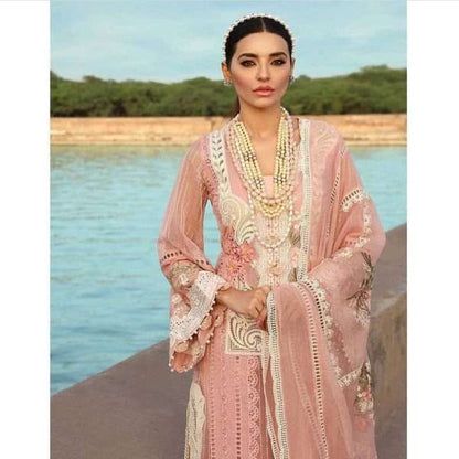 CRIMSON PEACH CHICKENKARI LAWN COLLECTION (CP-SC21)