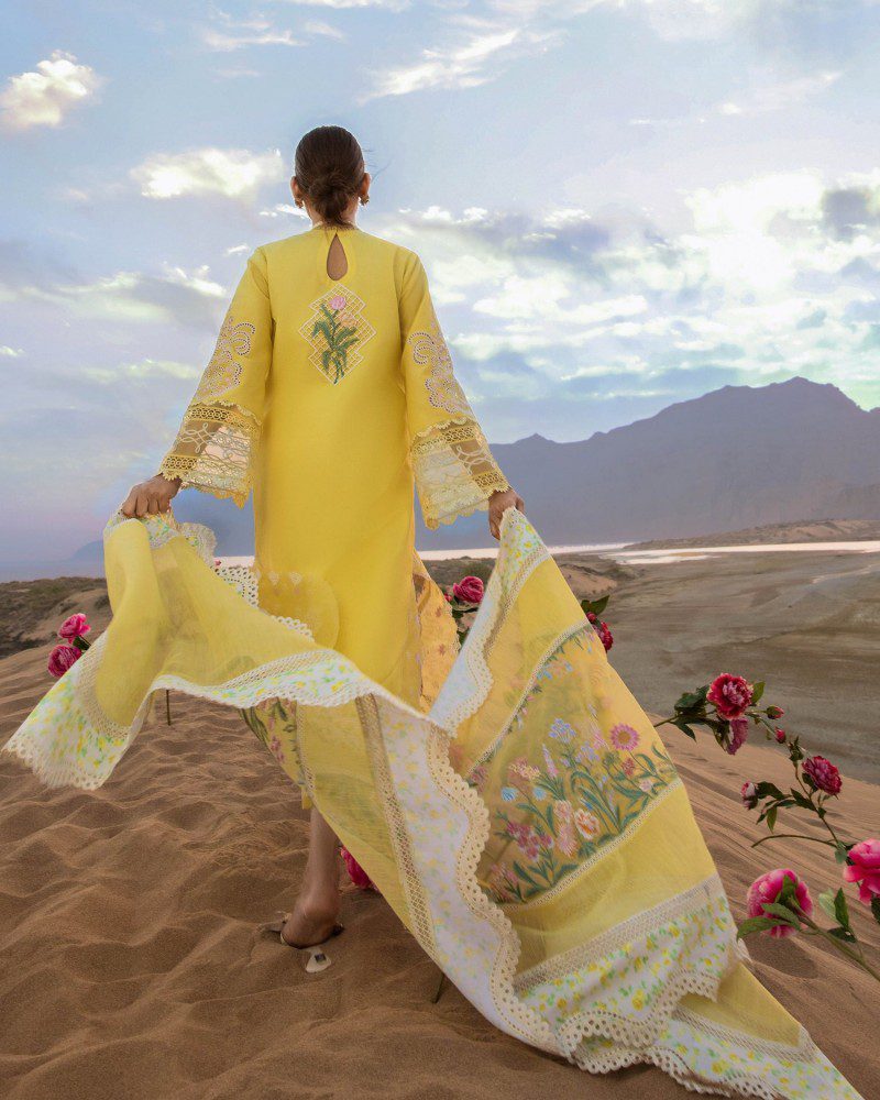 CRIMSON 2023 LAWN | FRENCH SUMMER-D1 B UNSTITCH COLLECTION | BY SHAEBIZ