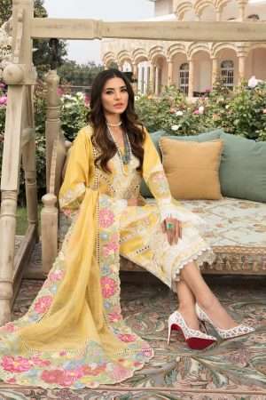 CRIMSON LAWN CHIKANKARI FORMAL WEAR (CM-SL21)