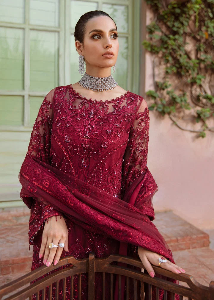 KANWAL MALIK LUXURY NET FORMAL WEAR| UNSTITCHED 3 PCS BY SHAEBIZ