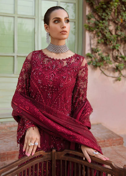 KANWAL MALIK LUXURY NET FORMAL WEAR| UNSTITCHED 3 PCS BY SHAEBIZ