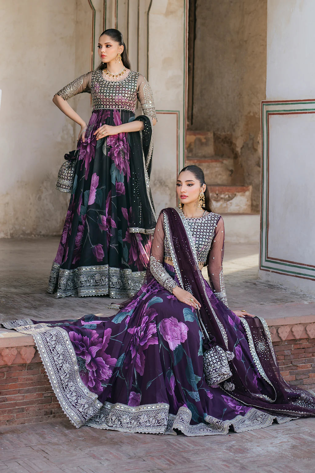IZNIK GHILABI BLACK LUXURY CHIFFON COLLECTION| LATEST PARTY WEAR| TOP PAKISTANI DRESS BY SHAEBIZ