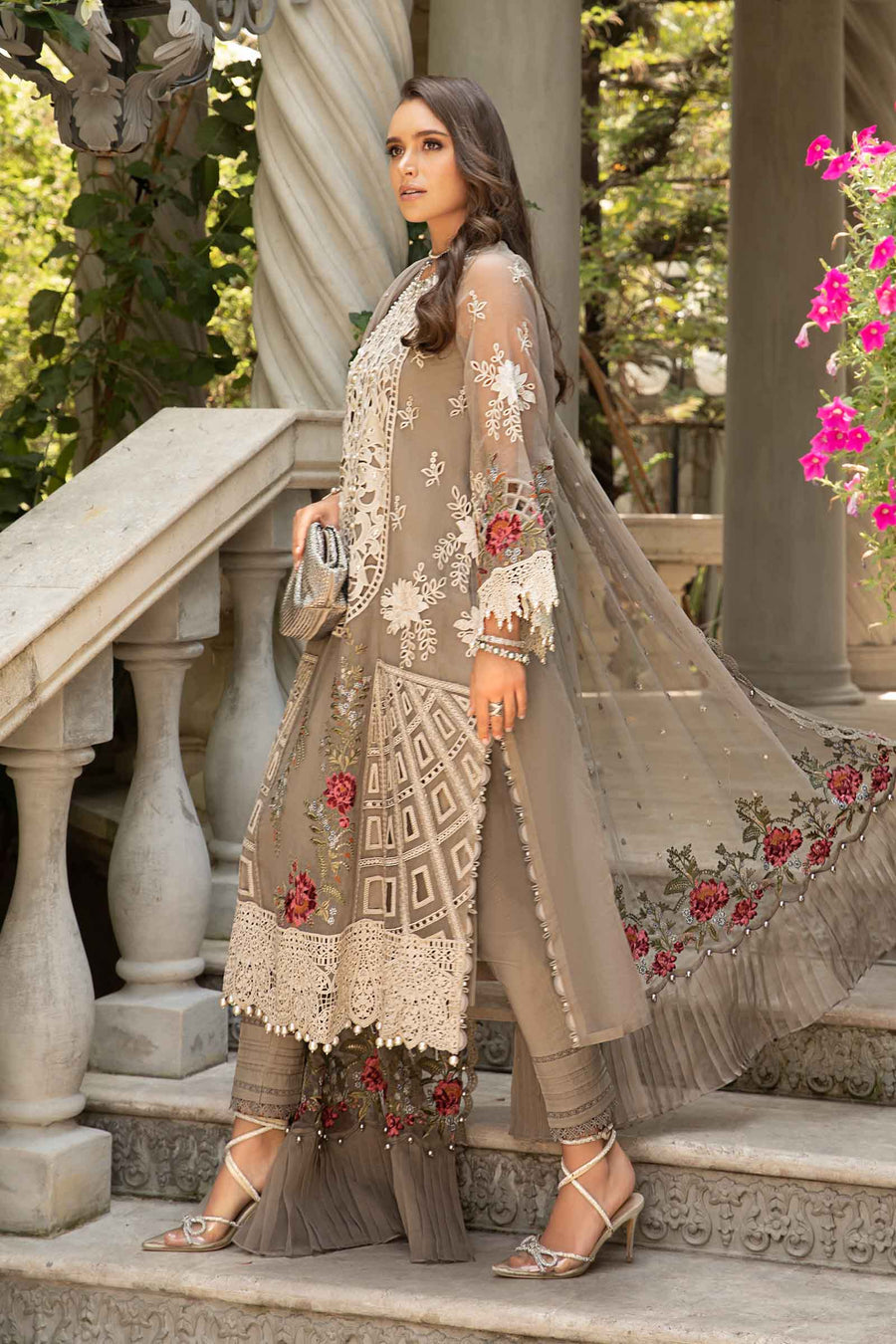 MARIA B LATEST LAWN COLLECTION 2025| UNSTITCHED EID COLLECTION BY SHAEBIZ