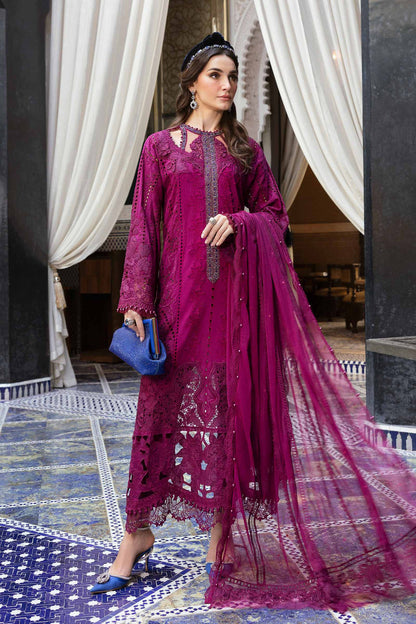 MARIA B  EMBROIDERED LAWN DRESS| 2025 LATEST COLLECTION | TOP PAKISTANI DRESS BY SHAEBIZ