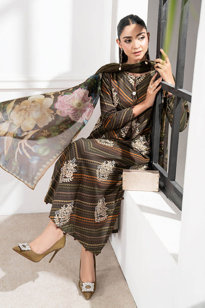 MARIA B LUXURY LAWN DIGITAL PRINT COLLECTION| UNSTITCHED MASTER REPLICA| TOP PAKISTANI DRESS BY SHAEBIZ