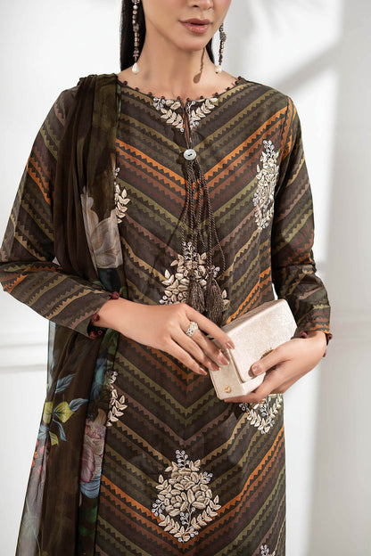 MARIA B LUXURY LAWN DIGITAL PRINT COLLECTION| UNSTITCHED MASTER REPLICA| TOP PAKISTANI DRESS BY SHAEBIZ