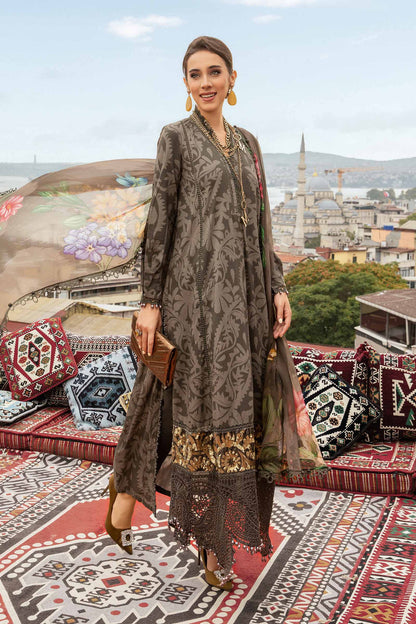 MARIA B CAMBRIC LAWN COLLECTION| UNSTITCHED 3 PCS  BY SHAEBIZ