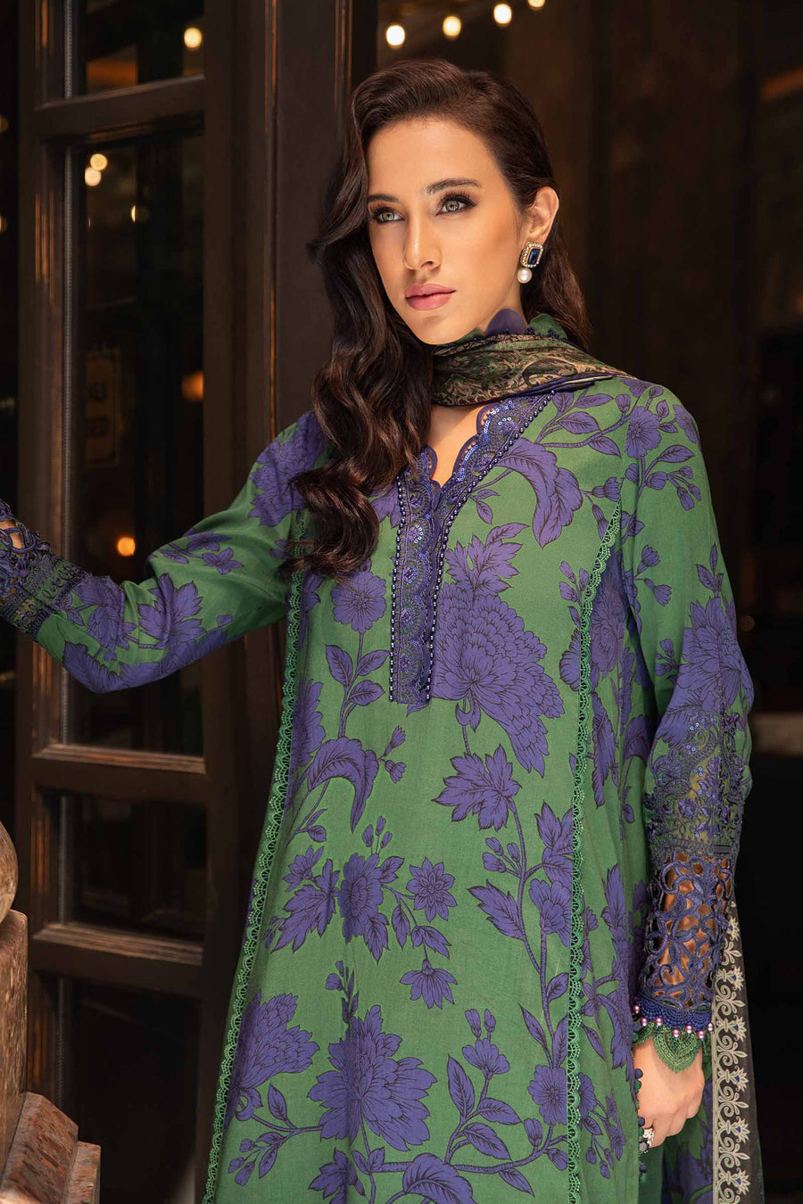 MARIA B MPRINT FALL EDIT| SUMMER LAWN COLLECTION| TOP PAKISTANI DRESS BY SHAEBIZ