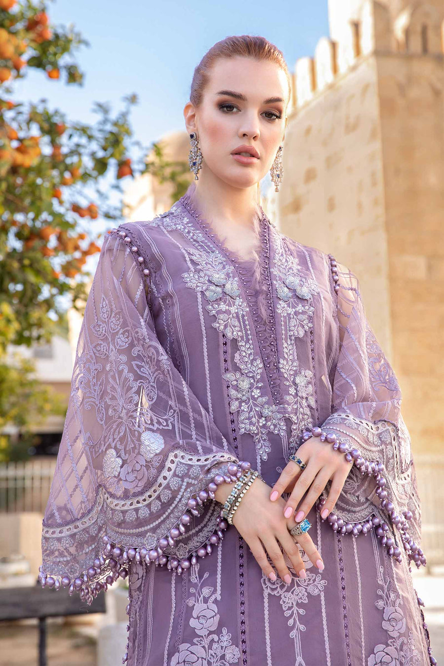MARIA B LILAC HAZE LUXURY LAWN COLLECTION| SUMMER COLLECTION BY SHAEBIZ