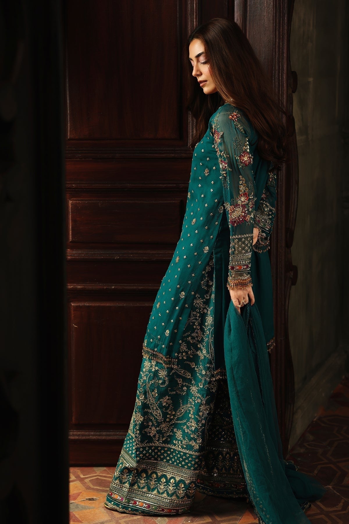 CHARIZMA NEW CHIFFON PARTY WEAR DRESS | UNSTITCHED MASTER REPLICA| TOP PAKISTANI DRESS BY SHAEBIZ