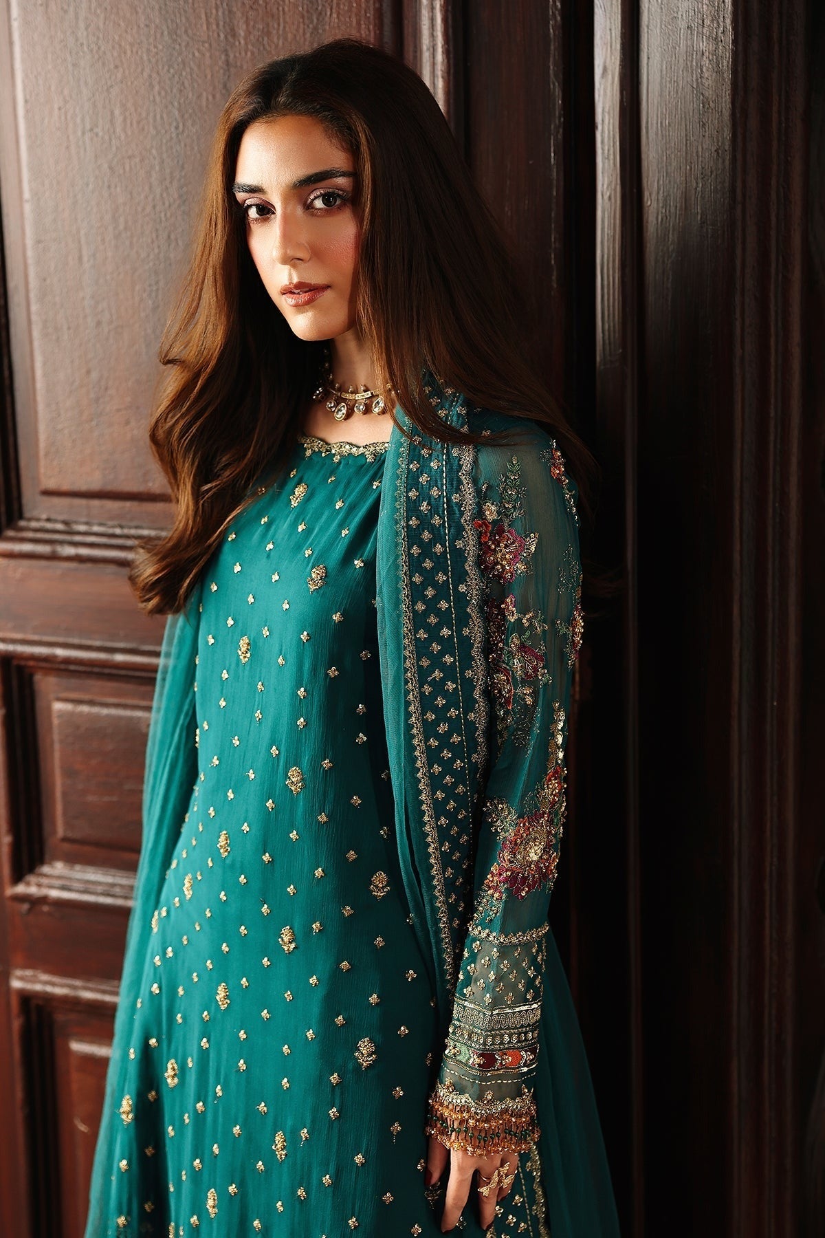 CHARIZMA NEW CHIFFON PARTY WEAR DRESS | UNSTITCHED MASTER REPLICA| TOP PAKISTANI DRESS BY SHAEBIZ