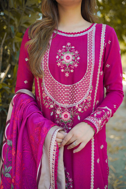 ANEELA'S NEW LUXURY KHADDAR WINTER COLLECTION| UNSTITCHED 3 PCS| TOP PAKISTANI DRESS BY SHAEBIZ