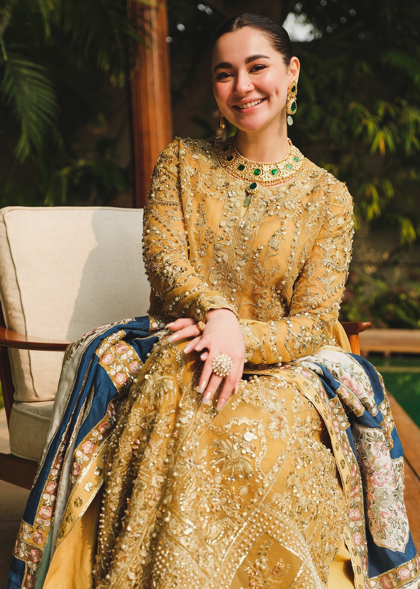 SAIRA SHAKIRA MARIGOLD ORGENZA COLLECTION| HANIA AMIR| TOP PAKISTANI DRESS BY SHAEBIZ
