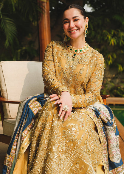 SAIRA SHAKIRA MARIGOLD ORGENZA COLLECTION| HANIA AMIR| TOP PAKISTANI DRESS BY SHAEBIZ