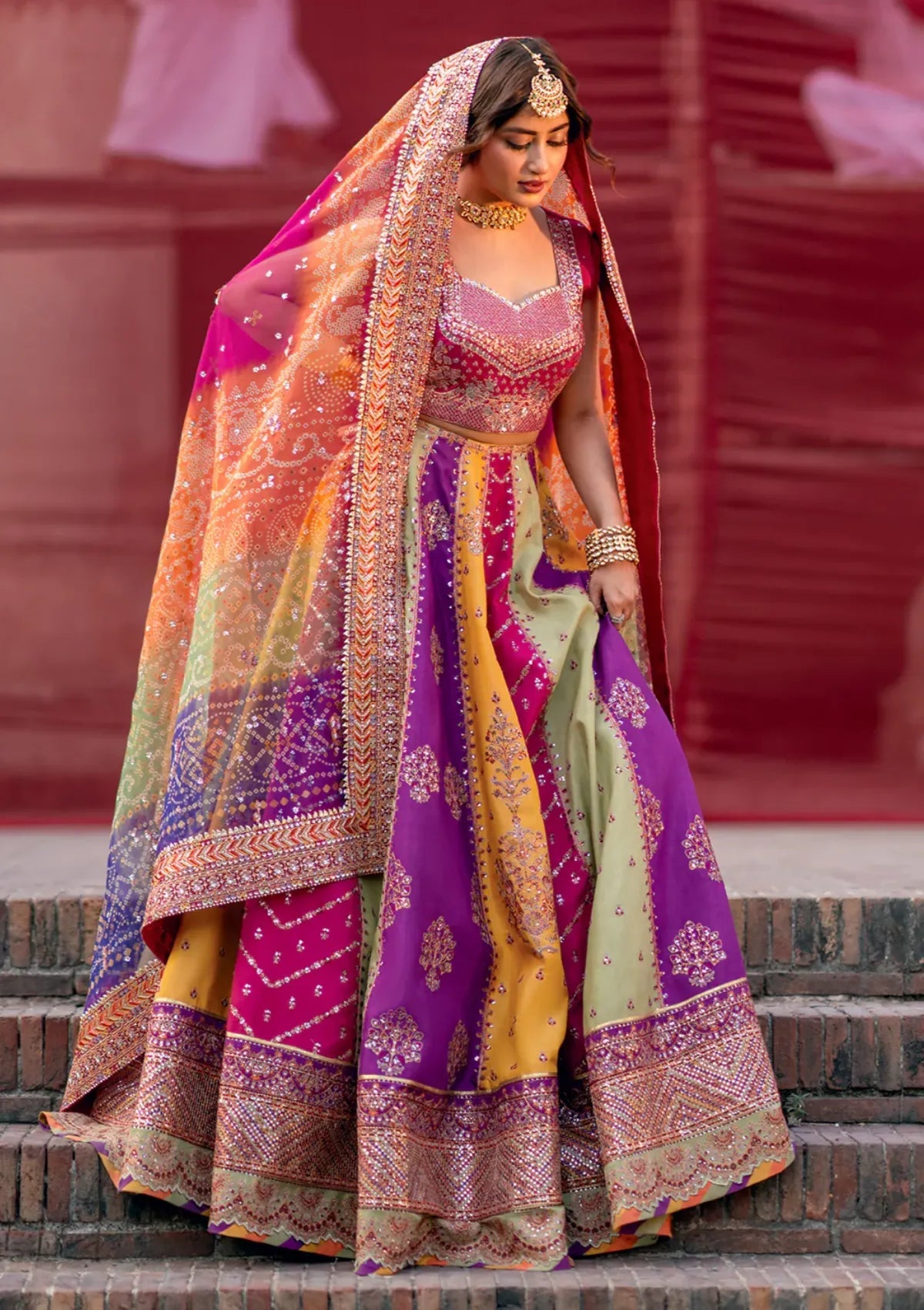 Mayun bridal collection wearing by Sajjal Ali in Pakistan 