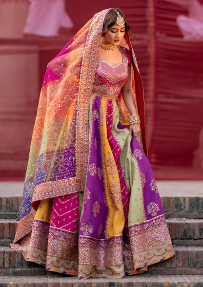 Mayun bridal collection wearing by Sajjal Ali in Pakistan 