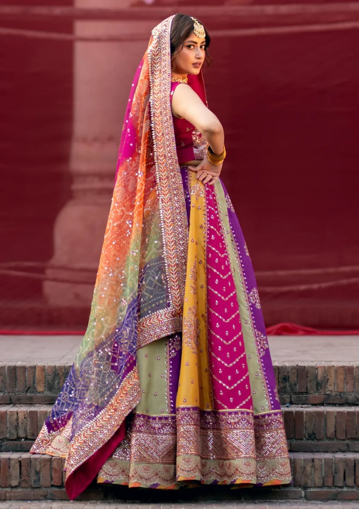 BIN ILYAS HEAVY FORMAL WEAR | SAJAL ALI | WEDDING FORMALS BY SHAEBIZ   Shaebiz Collection