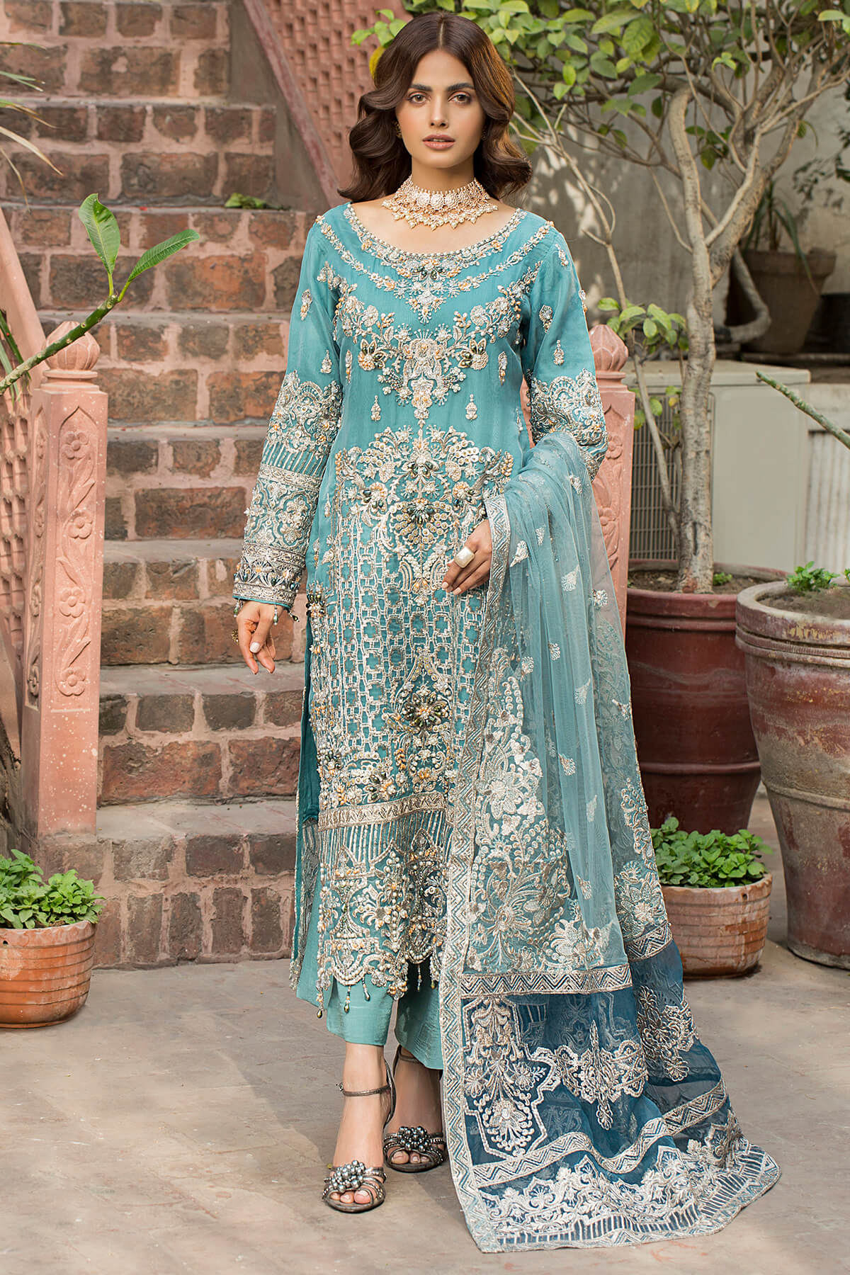 IMROZIA ZARQOON NET FORMAL WEAR | LATEST 2025 COLLECTION| TOP PAKISTANI DRESS BY SHAEBIZ