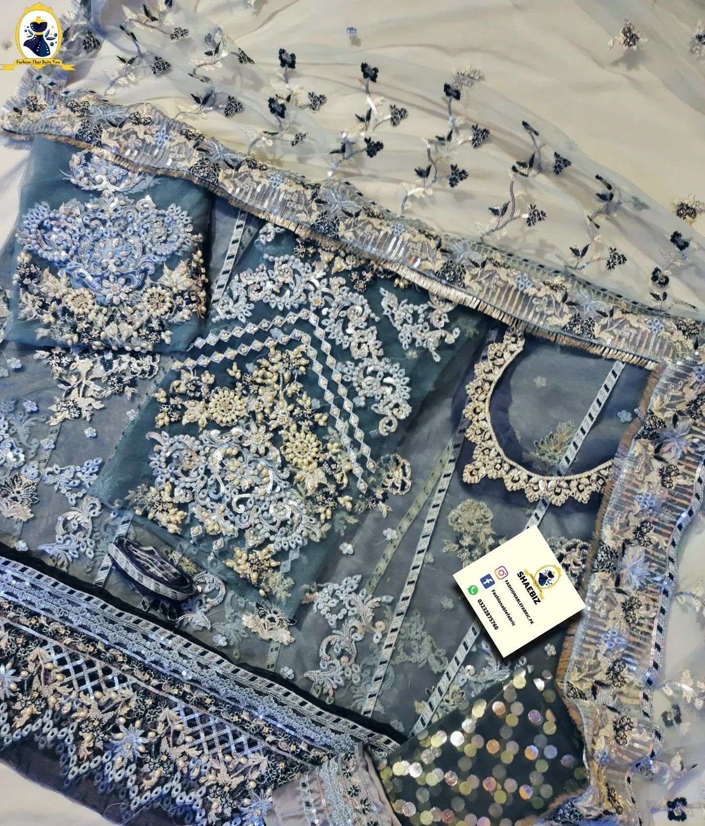 Emaan Adeel Two Tone Embroidered (EM-ST21)