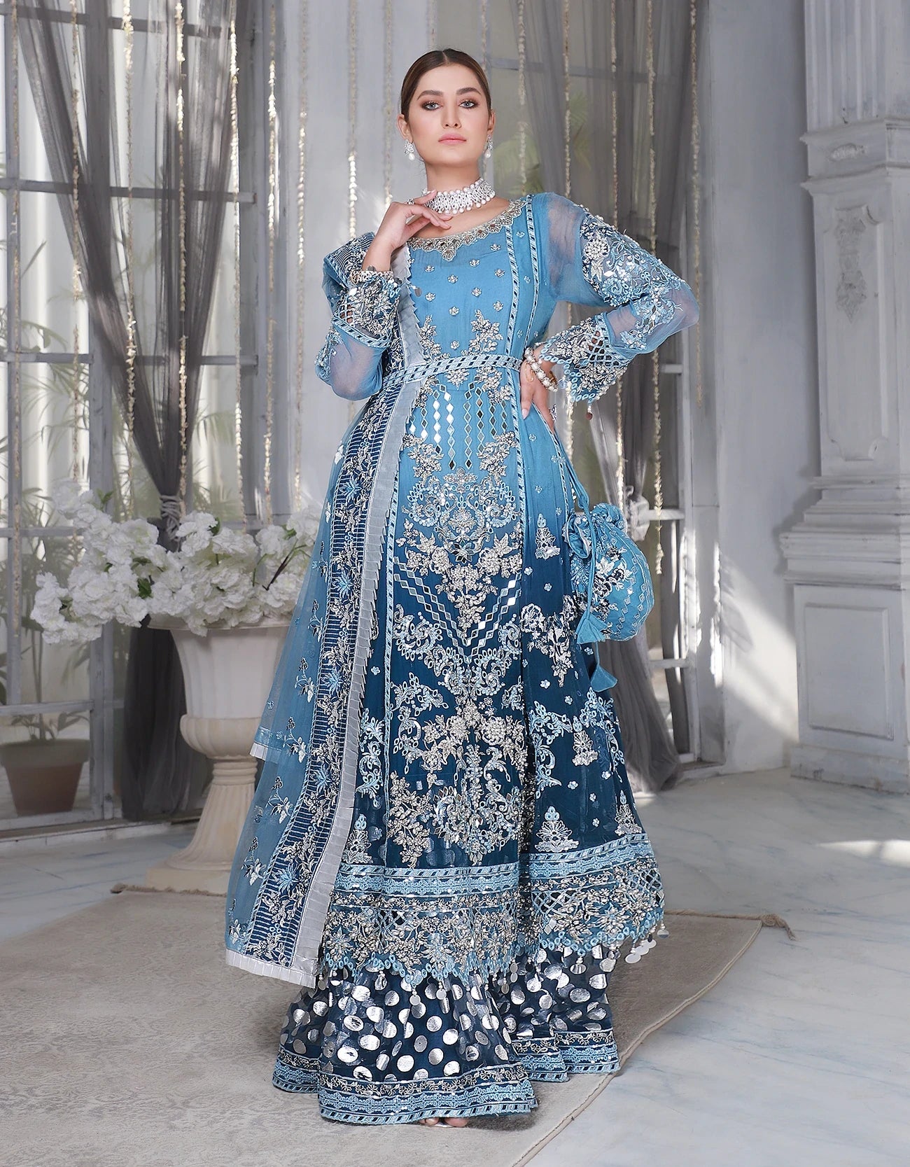 Emaan Adeel Two Tone Embroidered (EM-ST21)