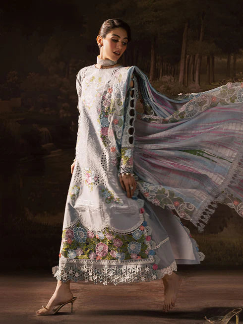 PARISHAY PEARL WHISPER LUXURY LAWN COLLECTION| SUMMER LAWN COLLECTION| TOP PAKISTANI DRESS BY SHAEBIZ