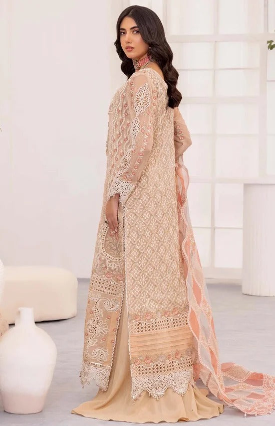 Adan’s Chantelle – Embroidered Chiffon Shalwar Kameez By Shaebiz