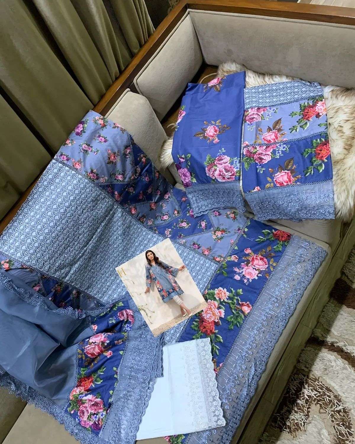 FARIDA HASSAN CHICKEKARI DRESS (FH-SL22)