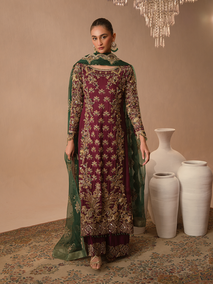 ABEERA USMAN 2026 LUXURY SHEESHA SILK COLLECTION| BRIDAL COLLECTION 2025| TOP PAKISTANI DRESS BY SHAEBIZ
