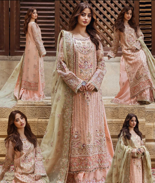 IMROZIA LUXURY HANDMADE 2026 UNSTITCH COLLECTION BY SHAEBIZ