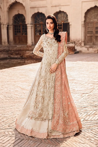SHAEBIZ PRESENTING LUXURY NET BRIDAL SHARARA UNSTITCHED 3 PCS BY SHAEBIZ
