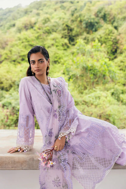 SAIRA RIZWAN 2026 LUXURY LAWN COLLECTION| UNSTITCHED 3 PCS BY SHAEBIZ