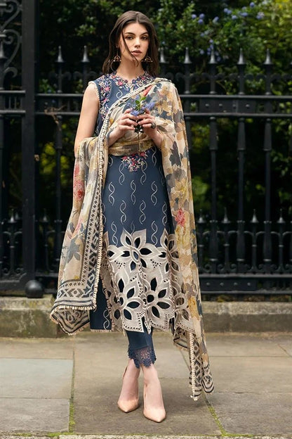 MUSHQ DHANAK EMBROIDERED LAWN COLLECTION| UNSTITCHED 2025 COLLECTION BY SHAEBIZ