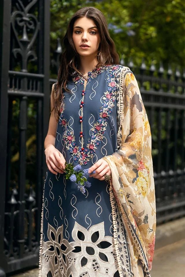 MUSHQ DHANAK EMBROIDERED LAWN COLLECTION| UNSTITCHED 2025 COLLECTION BY SHAEBIZ