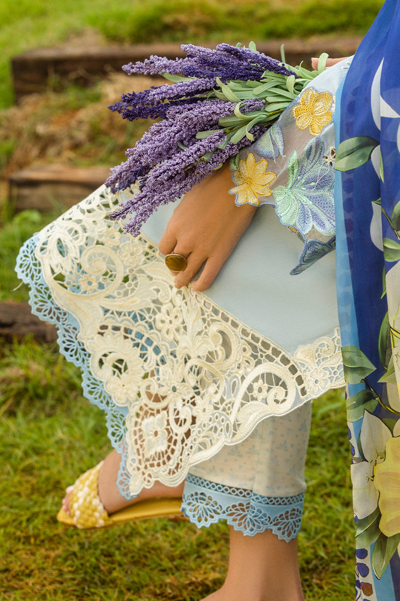 MUSHQ EMBROIDERED LUXURY LAWN COLLECTION| UNSTITCHED 3 PCS| TOP PAKISTANI DRESS BY SHAEBIZ