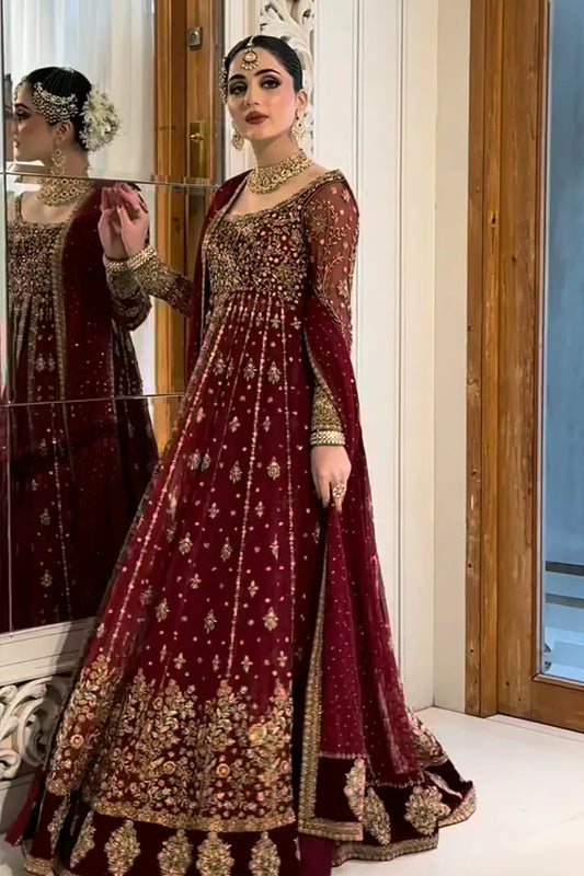 HARIS SHAKEEL NEW LUXURY BRIDAL COLLECTION| UNSTITCHED BRIDAL COLLECTION BY SHAEBIZ