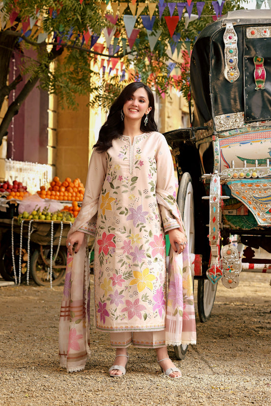 ANEELAS 2026 MOST VIRAL AND TRENDING DESIGN LAWN CHICKEN KARI UNSTITCH COLLECTION
