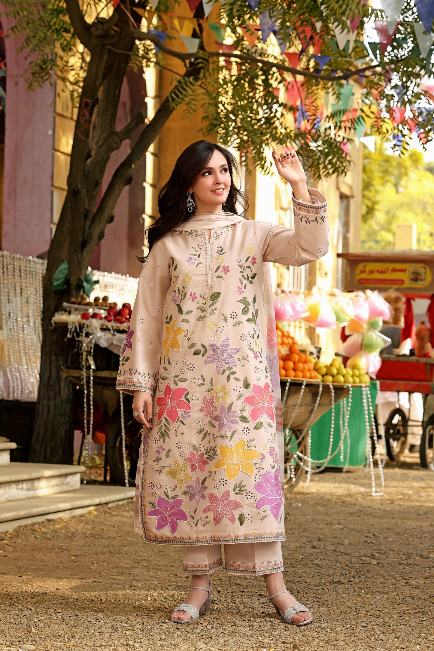 ANEELAS 2026 MOST VIRAL AND TRENDING DESIGN LAWN CHICKEN KARI UNSTITCH COLLECTION