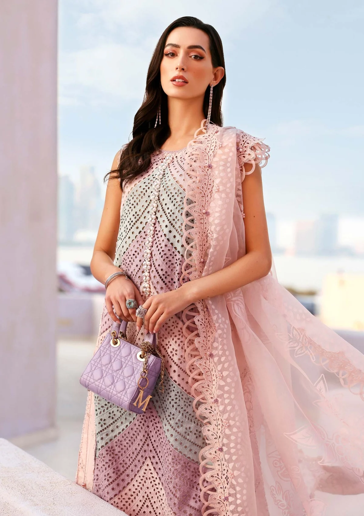MARIA.B 2026 NEW MOST DEMANDING ARTICLE SIWSS LAWN UNSTITCH COLLECTION BY SHAEBIZ