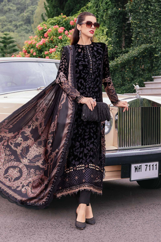 MARIA.B 2025 PALACHI VELVET COLLECTION UNSTITCH BY SHAEBIZ
