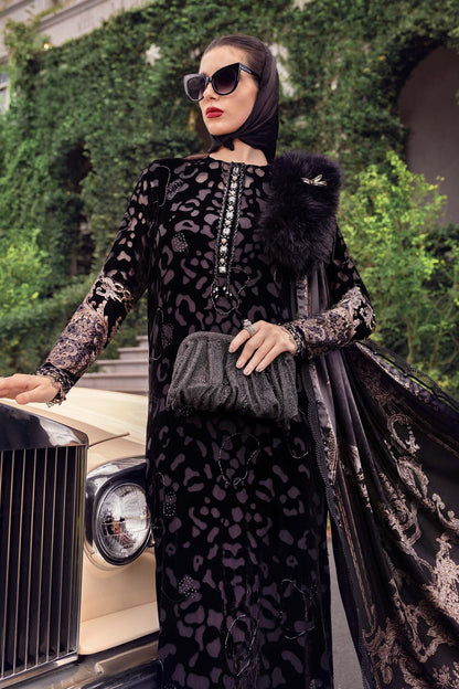 MARIA.B 2025 PALACHI VELVET COLLECTION UNSTITCH BY SHAEBIZ