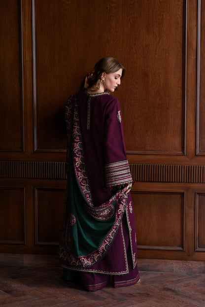 BATIK LUXURY EMBROIDERED 2026 COTTON CAMBRIC EMBROIDERED SHIRT WITH CHIFFON DUPATTA| TOP PAKISTANI DRESS BY SHAEBIZ