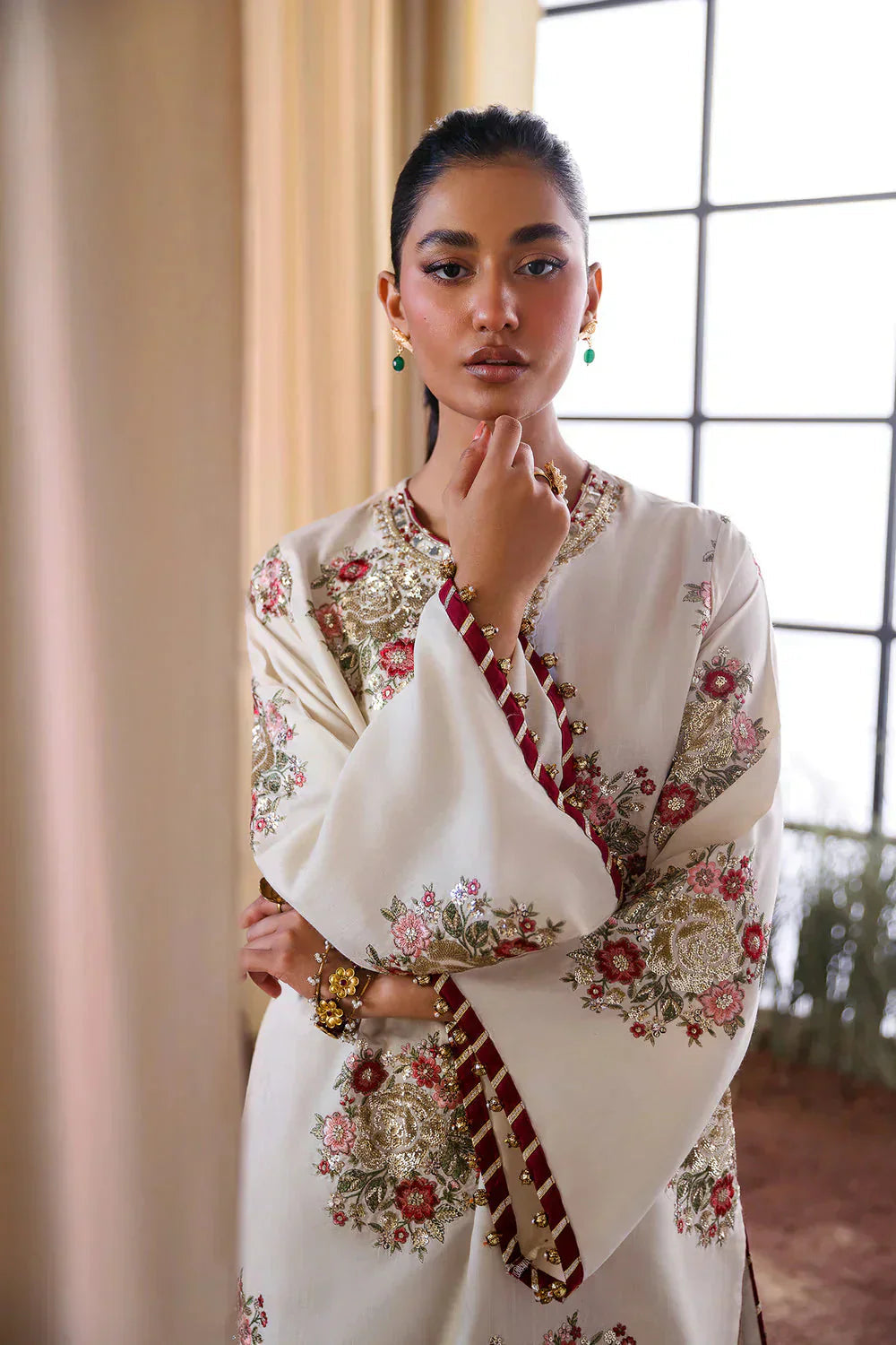 Ethnic white formal wear collection 