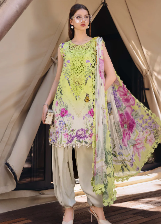 MARIA.B 2026 VIRAL MPRINT DIGITAL PRINT LAWN UNSTITCH COLLECTION BY SHAEBIZ