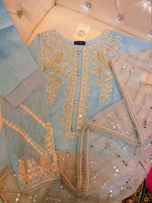 AGHA NOOR BLUE ADDA TILLA(AG-AT22)