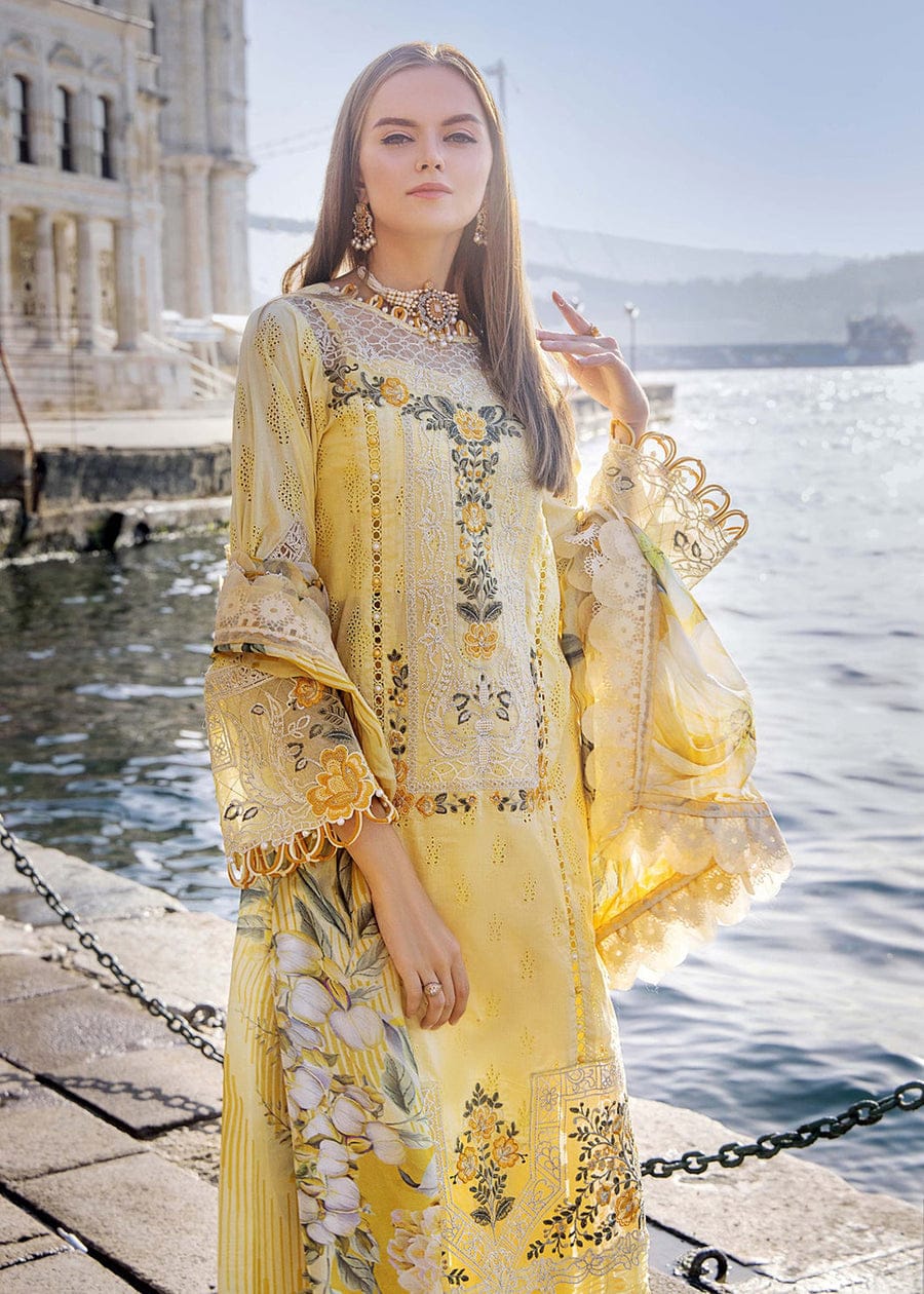ADAN LIBAS LEMON YELLOW LAWN COLLECTION| CHICKEN KARI| TOP PAKISTANI DRESS BY SHAEBIZ|